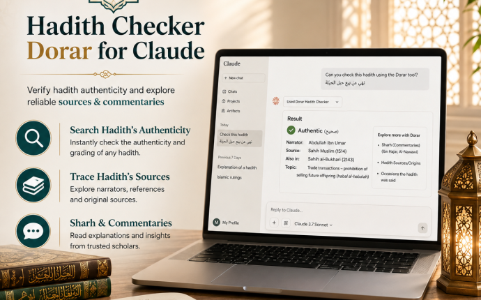 Hadith Checker [Dorar.net] — Research & Analyse Hadith in Claude